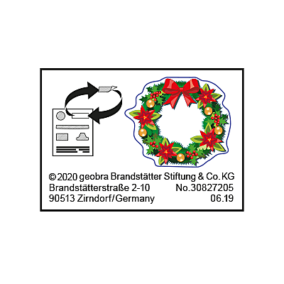 30827205_sparepart/Etikett 70383 "Gr. AdvKal. Weihnachten i